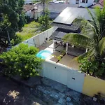Casa Privativa De 3 Quartos Com Piscina Com Aquecimento Solar A 800M Das Praias De Taperapuan, Ar Condicionado, Wifi 110Mbps, Churrasqueira, Garagem Para 02 Carros